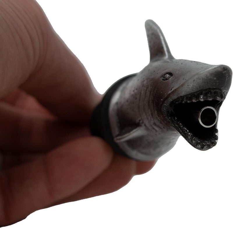 Happy Hour Shark Head Wine Pourer - Stopper, Aerator, and Perfect Pourer - Image 2